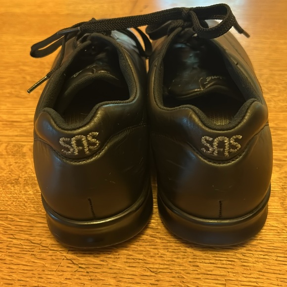 SAS Free Time Black Leather Comfort Walking Shoes Women’s Size 9 1/2 WW - Picture 7 of 11